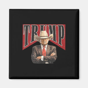 Western Trump Cowboy Tee Take America Back Trump D Magnet