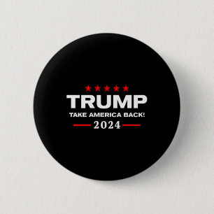 Western Trump Cowboy You Missed Trump 2024 Usa Fla 6 Cm Round Badge