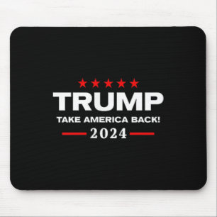 Western Trump Cowboy You Missed Trump 2024 Usa Fla Mouse Pad