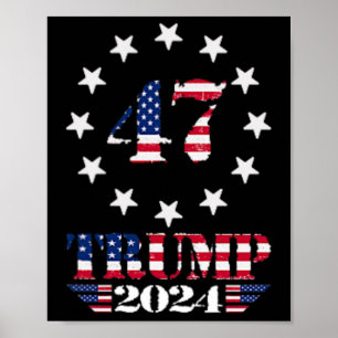 Western Trump Cowboy You Missed Trump 2025 Usa Fla Poster