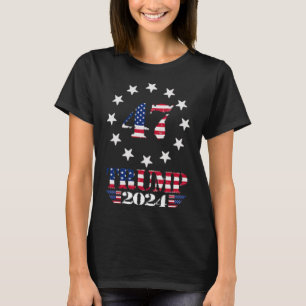 Western Trump Cowboy You Missed Trump 2025 Usa Fla T-Shirt