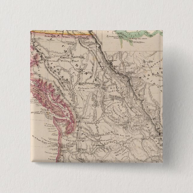 Western United States 15 Cm Square Badge (Front)