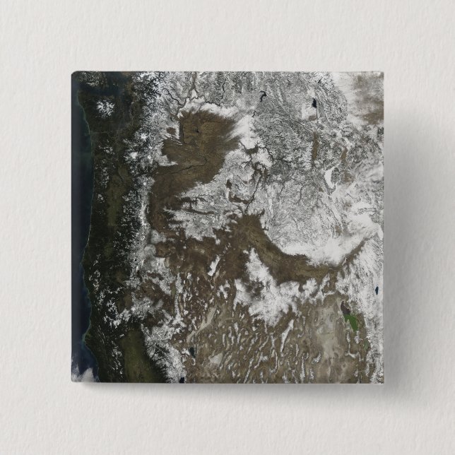 Western United States 15 Cm Square Badge (Front)