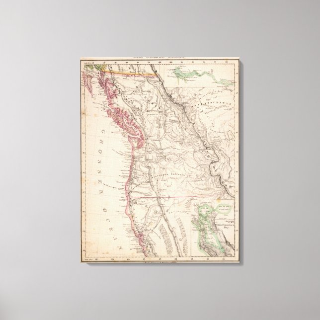Western United States Canvas Print (Front)