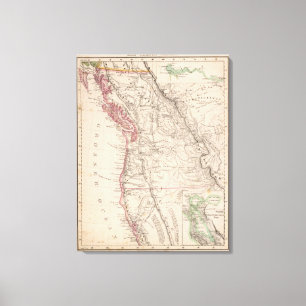 Western United States Canvas Print