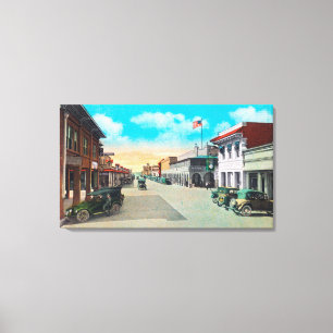 Western View from 5th and Main Street Corner Canvas Print