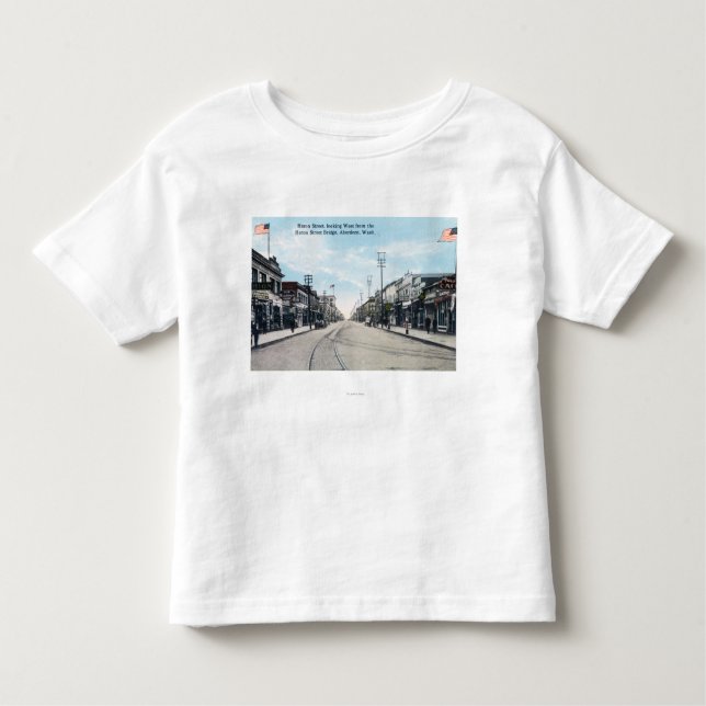 Western View of Heron Street from Bridge Toddler T-Shirt (Front)
