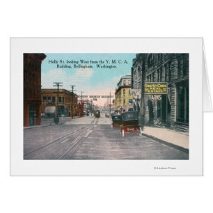 Western View of Holly Street from YMCA Bldg