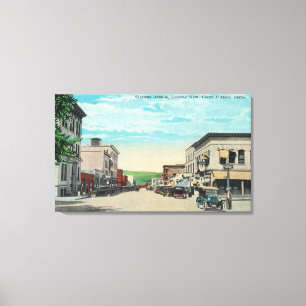 Western View of Sherman Avenue Canvas Print