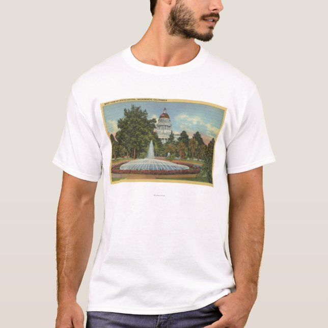 Western View of the State Capitol T-Shirt (Front)