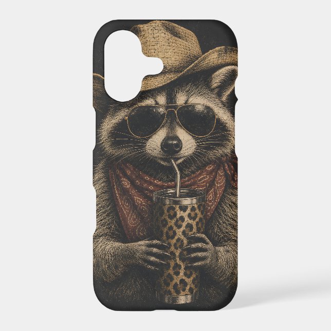 Western Vintage Racoon Lover Gift (Back)