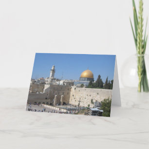 Western Wall Card