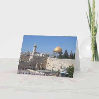 Western Wall Card