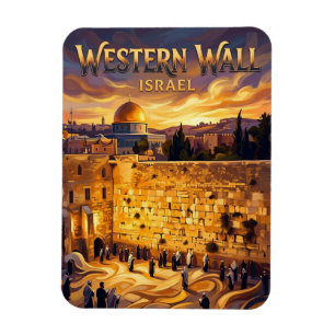Western Wall Israel Magnet