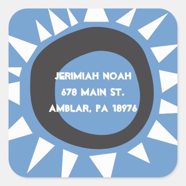 Western Wall Israel ReturnAddress Sticker Seal (Front)