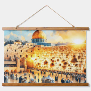 Western Wall Jerusalem Hanging Tapestry