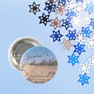 Western Wall Jerusalem Israel 3 Cm Round Badge