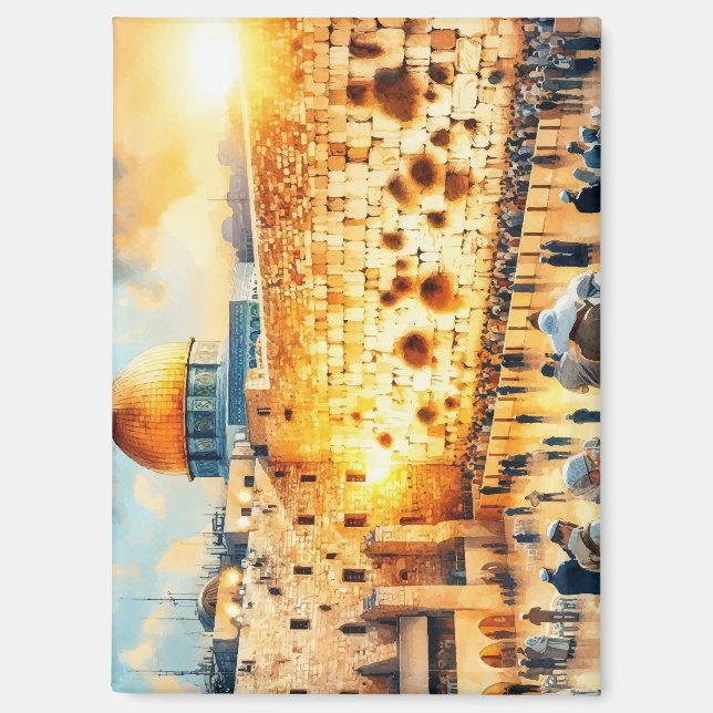 Western Wall Jerusalem Magnet (Front)