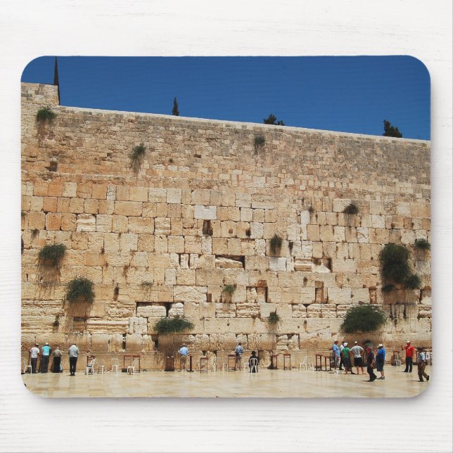 Western Wall mouse pad (Jerusalem, Israel) (Front)