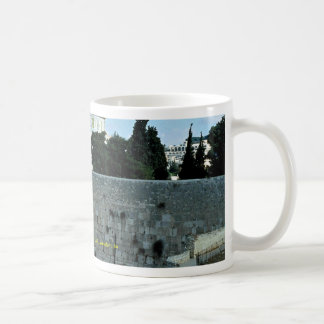Western wall with Dome of the Rock, Jerusalem, Isr Coffee Mug