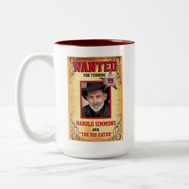 Western Wanted Poster Mug (Left)