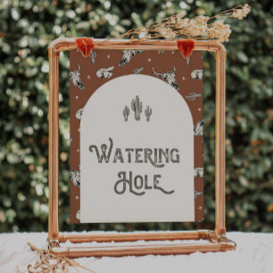 Western Watering Hole Sign