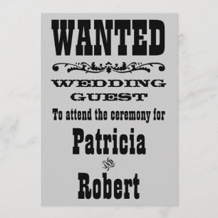 Western Wedding Invitation