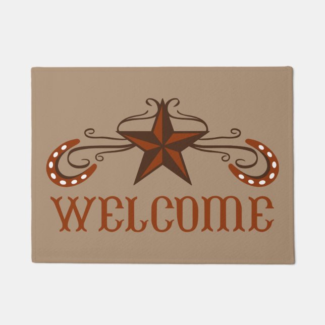 Western Welcome Doormat (Front)