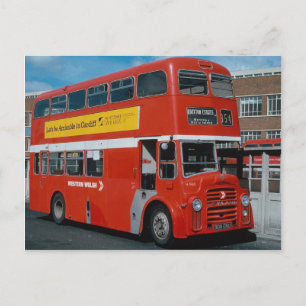 Western Welsh Leyland decker in National bus liver Postcard