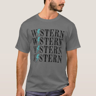 Western Western Western Western Lightening Bolt Co T-Shirt