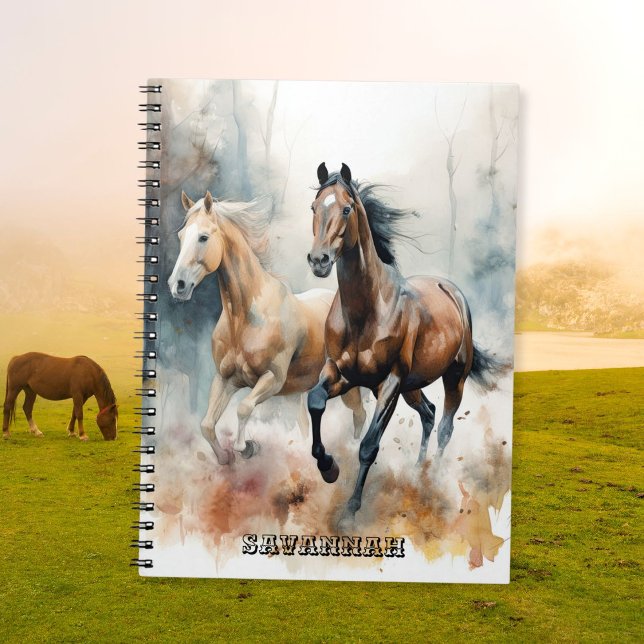Western Wild Horse Spiral Notebook (Creator Uploaded)