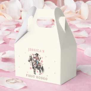 Western Wild West Country Cowgirl Birthday Favour Box