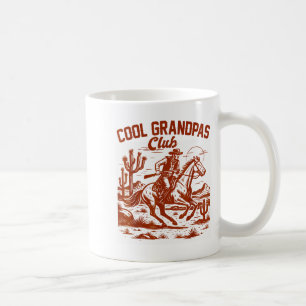 Western Wild West Grandpa Papa Cool Grandpas Club Coffee Mug