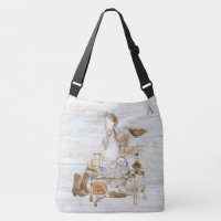 *~* Western Woman Horse Floral Hat Gun Rustic