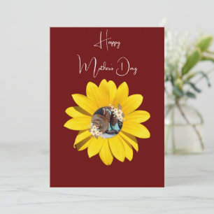 Western,Yellow Sunflower,Boots & Hat, Mother's Day Holiday Card