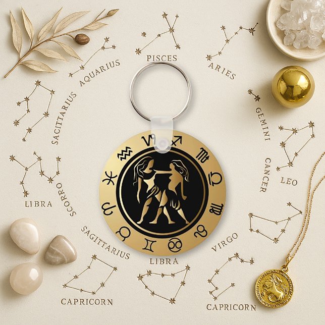 Western Zodiac - Gemini Key Ring (Creator Uploaded)