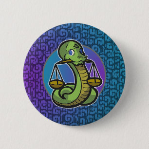 Western Zodiac - Libra Button