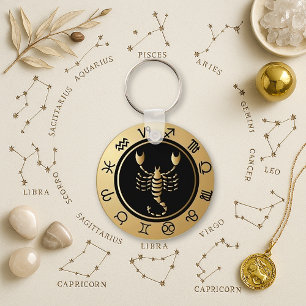 Western Zodiac - Scorpio Key Ring