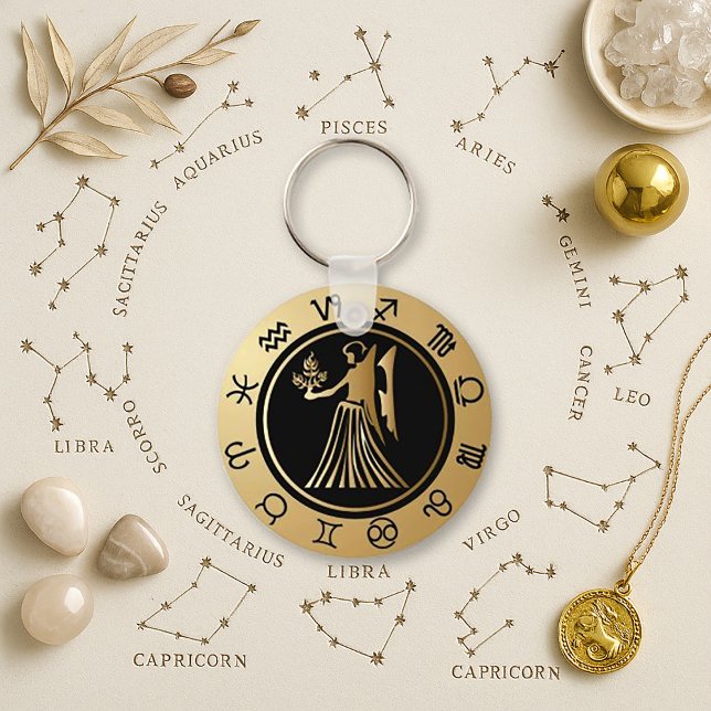 Western Zodiac - Virgo Key Ring (Creator Uploaded)
