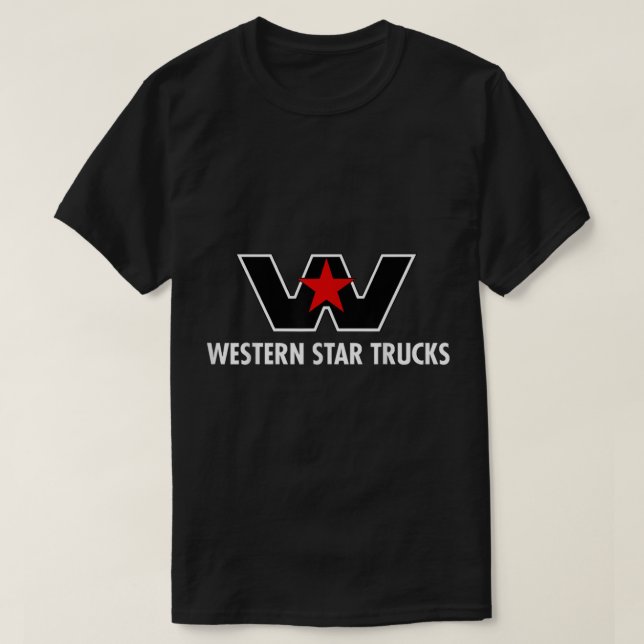 Westerns Star Trucks  T-Shirt (Design Front)