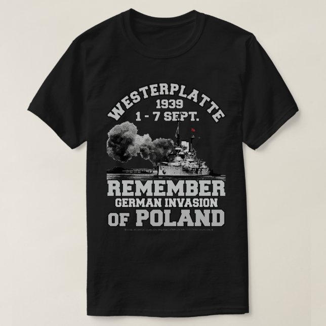 Westerplatte 1939 Poland Pride T-Shirt (Design Front)