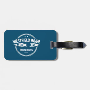 Westfield River Massachusetts Kayaking Luggage Tag