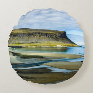 Westfjords, Iceland Round Cushion