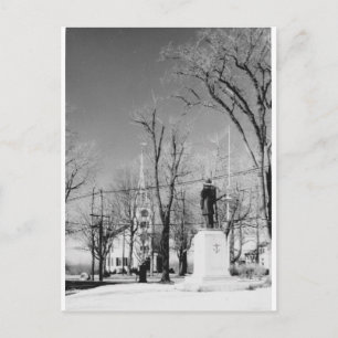 Westford Ma. 1972 Black and White Photo Postcard