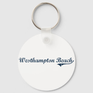 Westhampton Beach New York Classic Design Key Ring