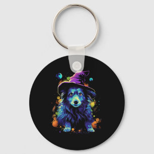 Westi Halloween Dogs Halloween Dog Walking Pet Key Ring