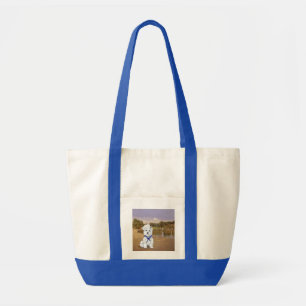Westie and Sailboats Tote Bag