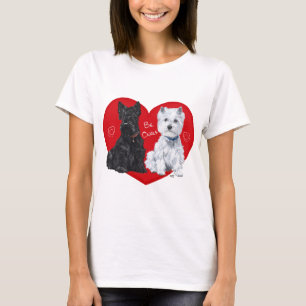 Westie and Scottie Valentine T-Shirt