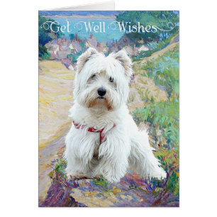 Westie at the Seashore