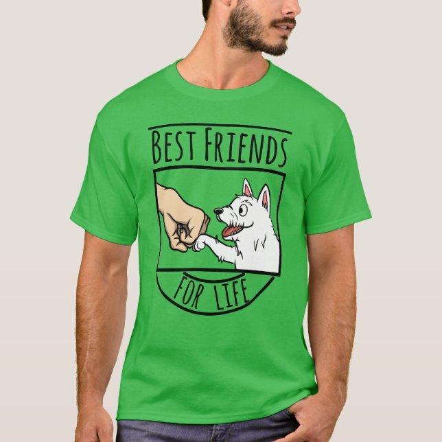 Westie Best Friends For Life family T-Shirt (Front)